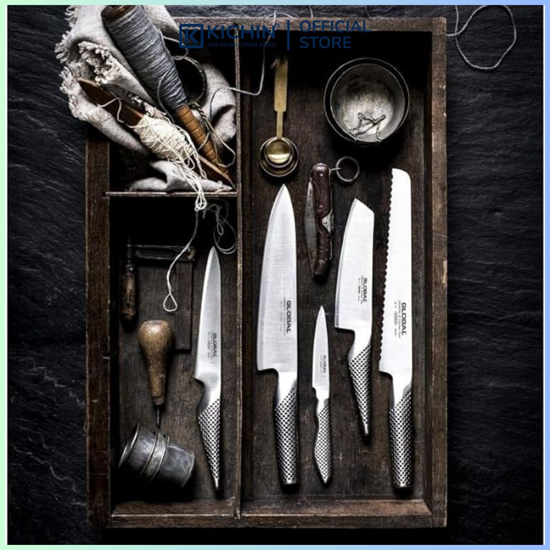 Dao bếp Nhật cao cấp Global G16 Chef - Dao thái thịt cá (240mm)