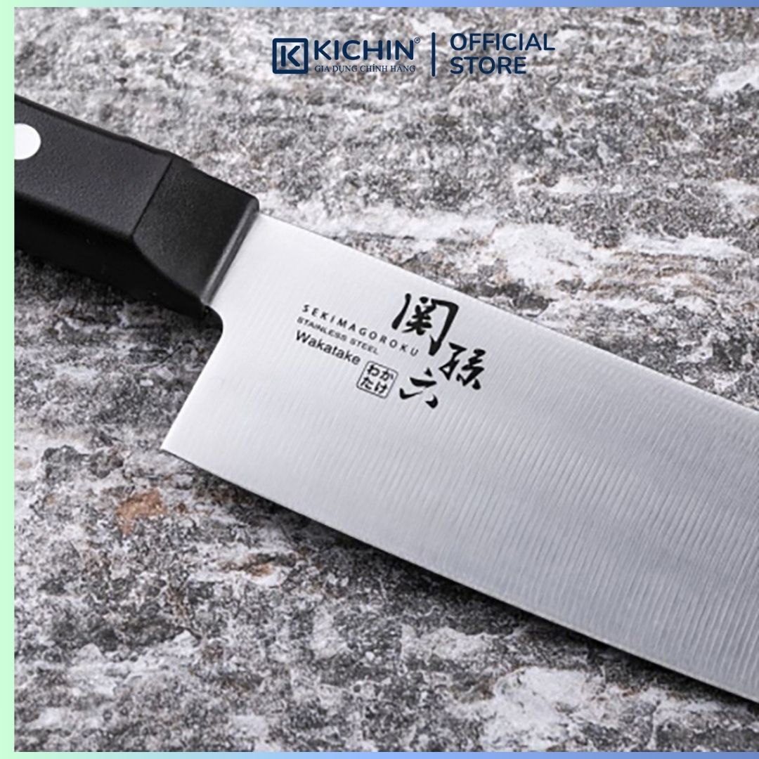 Dao bếp Nhật cao cấp KAI Wakatake Santoku - Dao thái đa năng AB5420 (165mm)