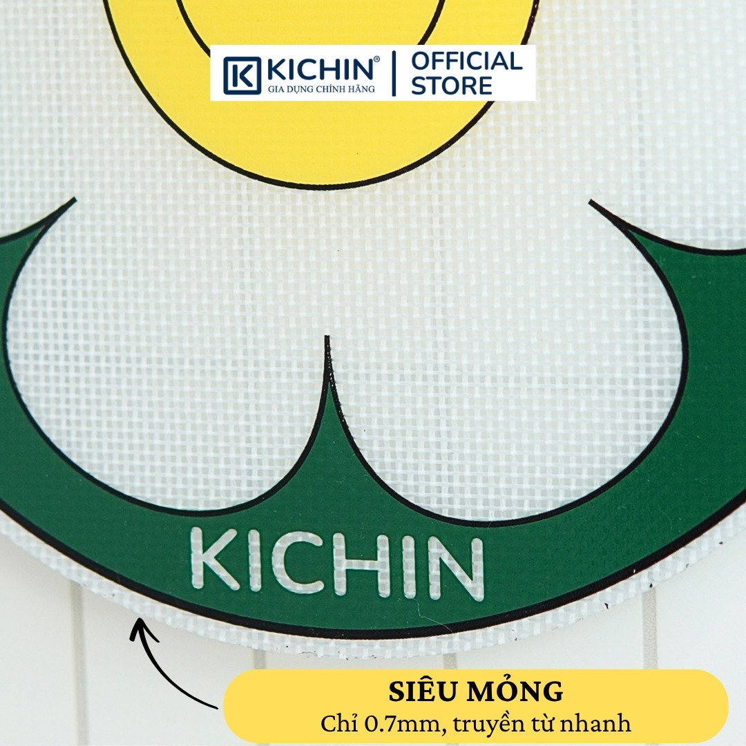Miếng lót bếp từ Silicon vải sợi thủy tinh cao cấp dày 7mm cảm ứng từ, chịu nhiệt cao, chống trầy xước
