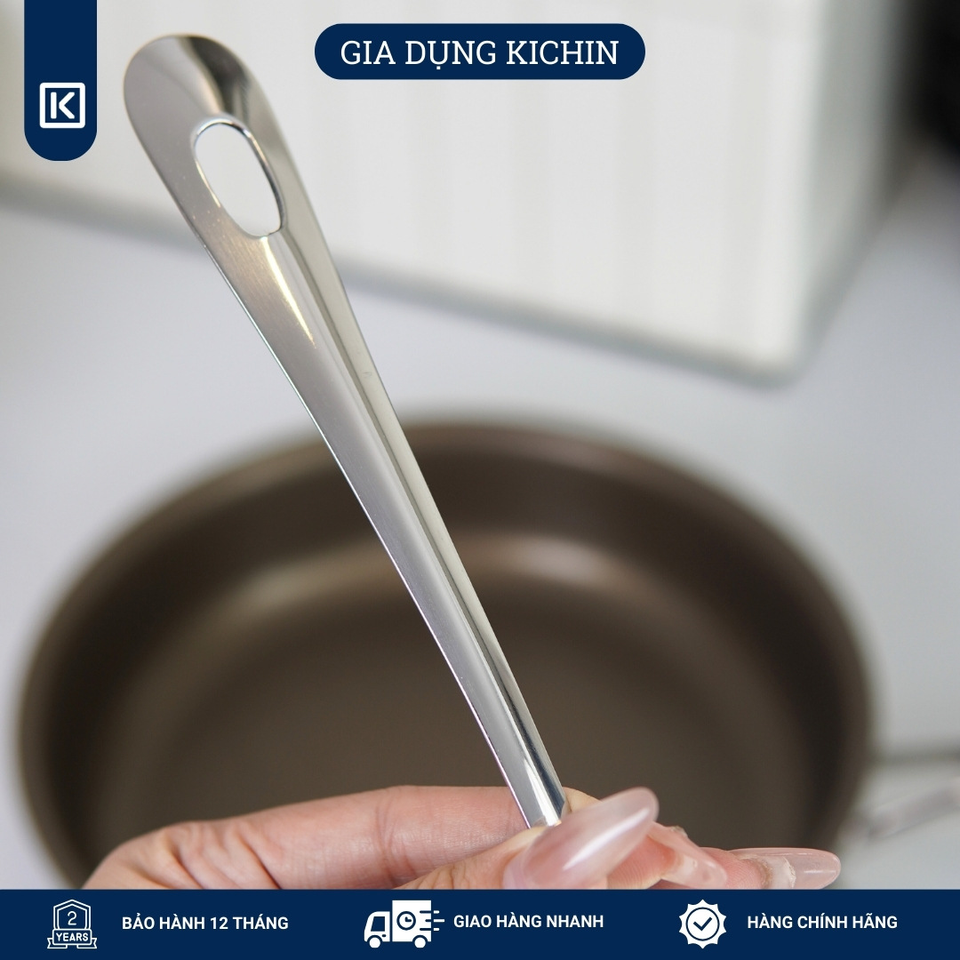 Muôi vớt thức ăn inox cao cấp Kai Nhật Bản siêu bền