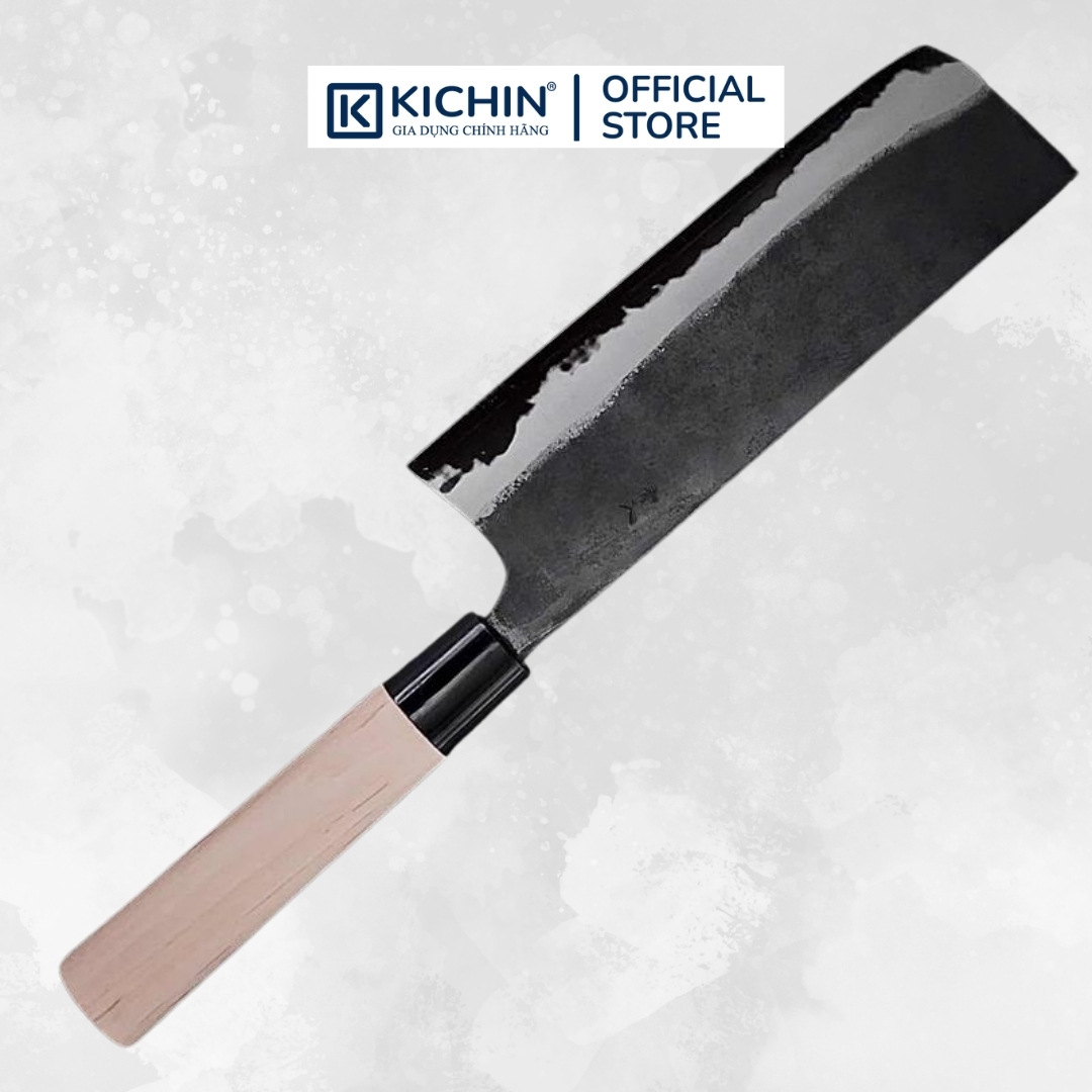 Dao Thủ Công Đa Năng Yamasa Nakiri thép Aogami 165mm