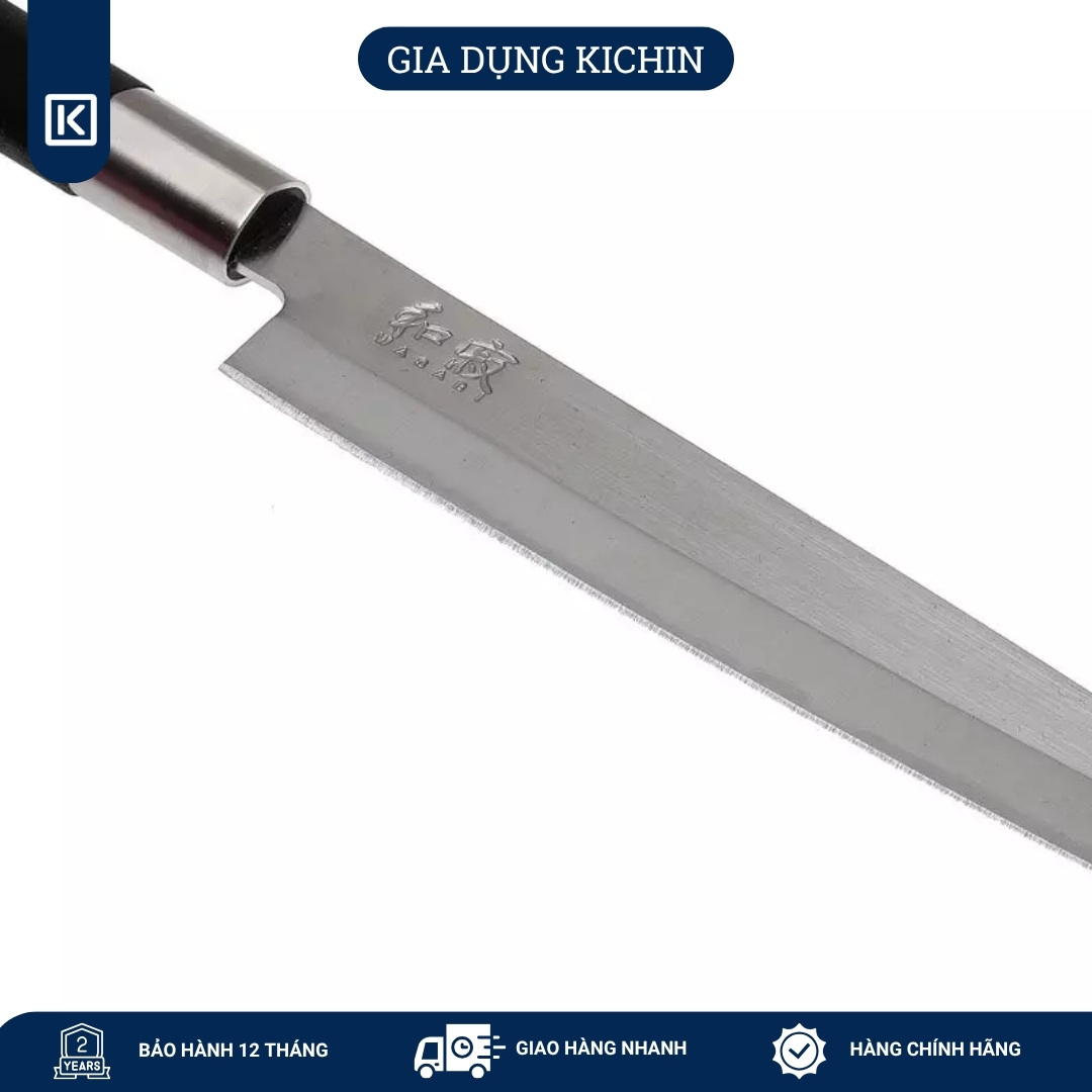 Dao thái Sashimi Nhật Bản cao cấp KAI Wasabi Black Yanagiba - 6721Y (210mm)