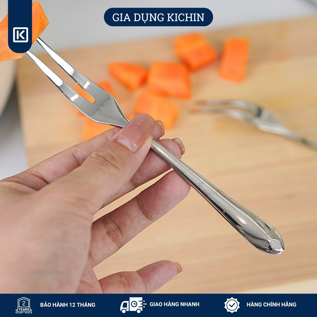 Combo 3 dĩa( nĩa) cao cấp thép 18/10 dòng York thương hiệu Kichin