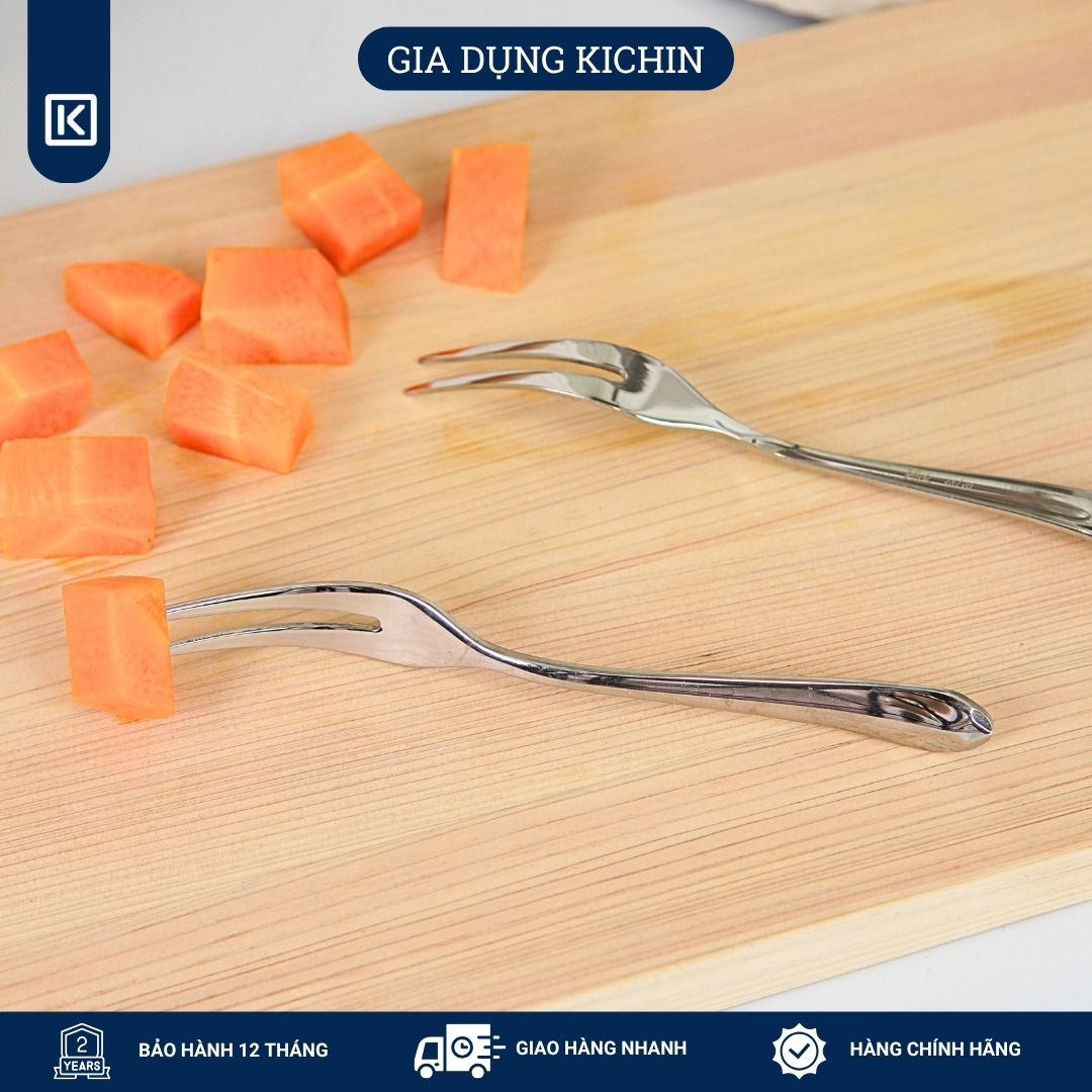 Combo 3 dĩa( nĩa) cao cấp thép 18/10 dòng York thương hiệu Kichin