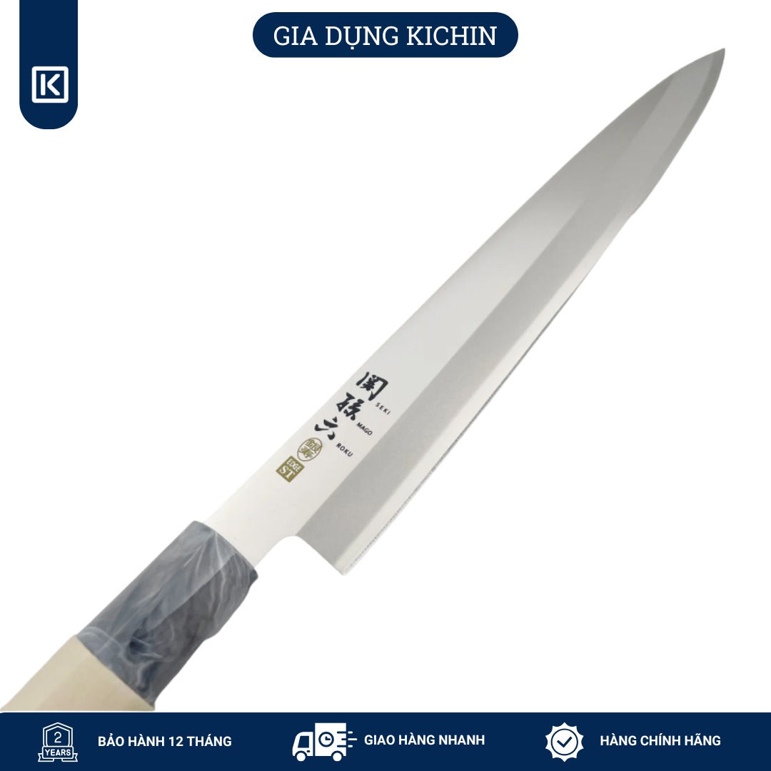 Dao bếp Nhật cao cấp KAI Kinju Deba - Dao thái lọc thịt cá AK1103 (180mm)