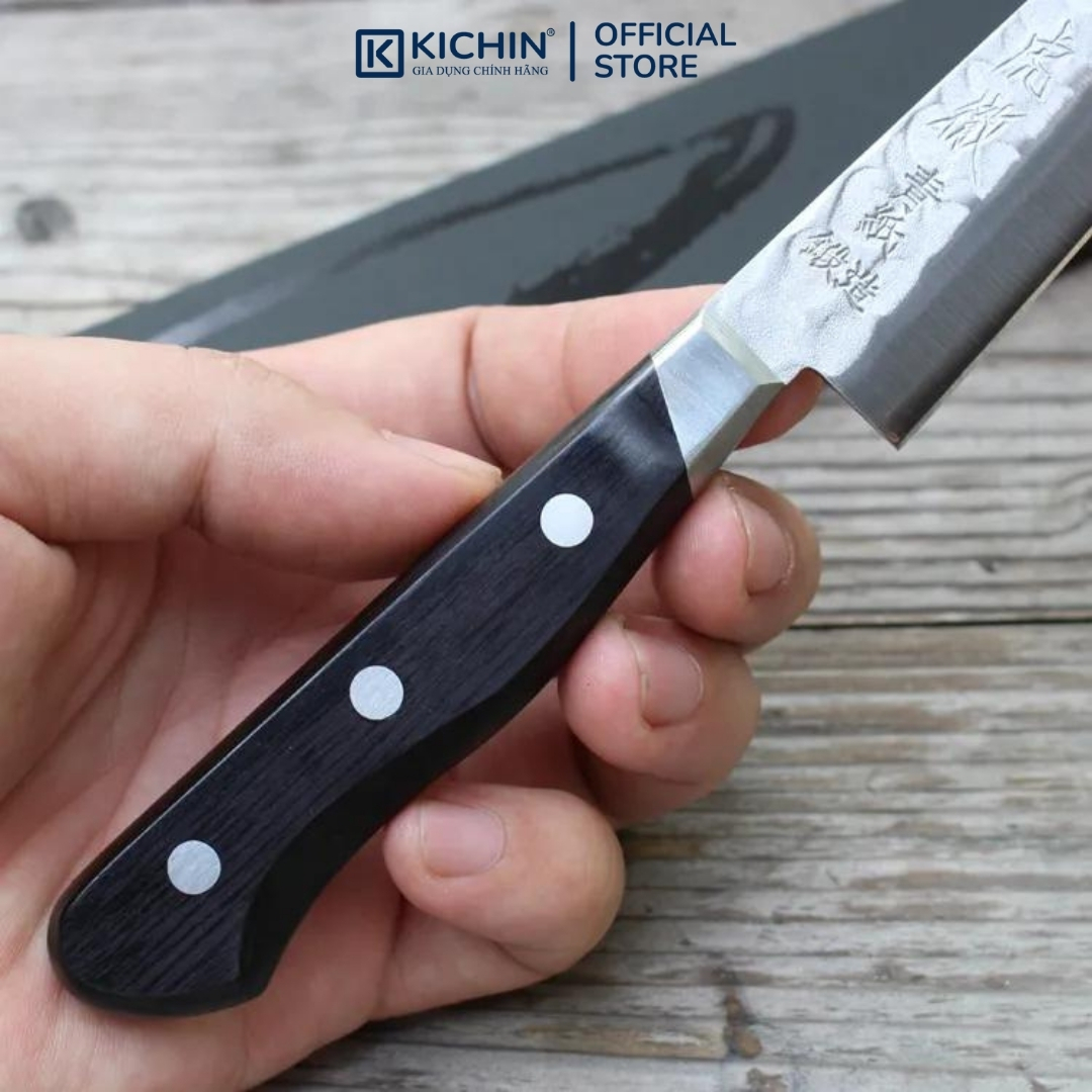 Dao Nhật Thủ Công Cao Cấp Yasuda Petty Aogami #2 (135mm)