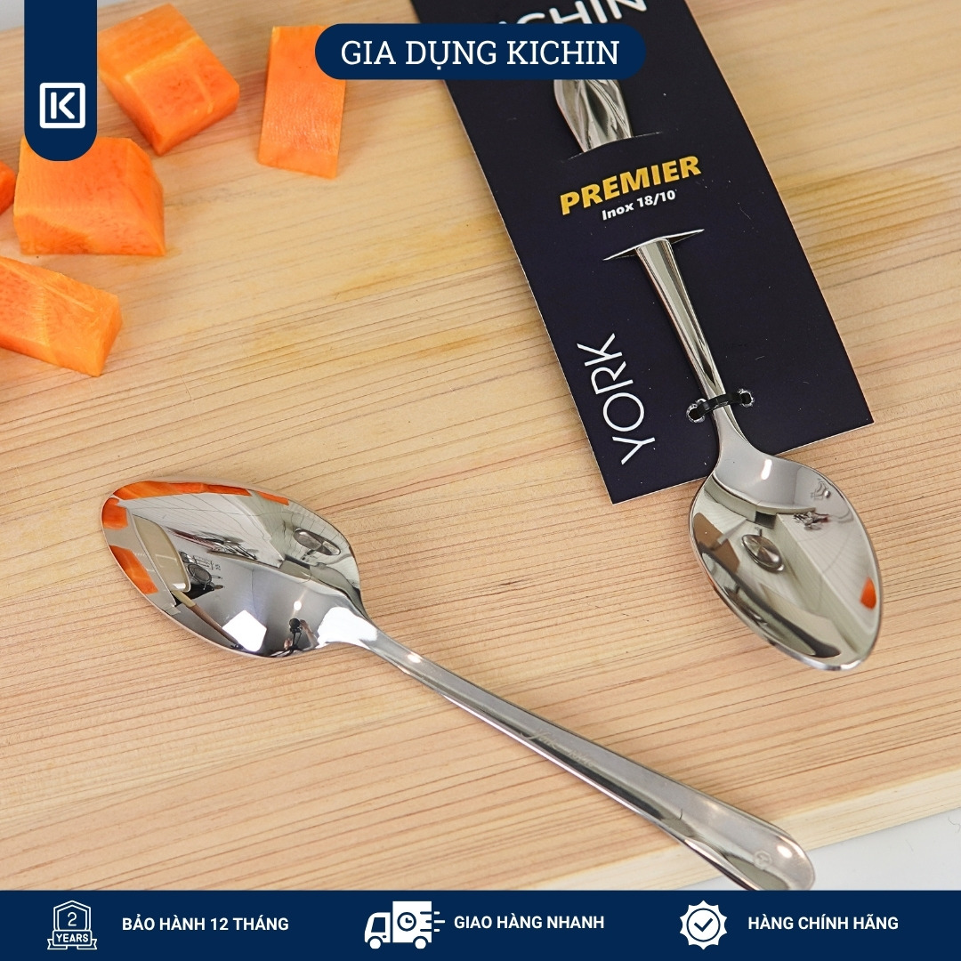 Thìa trà cao cấp thép 18/10 dòng York thương hiệu Kichin