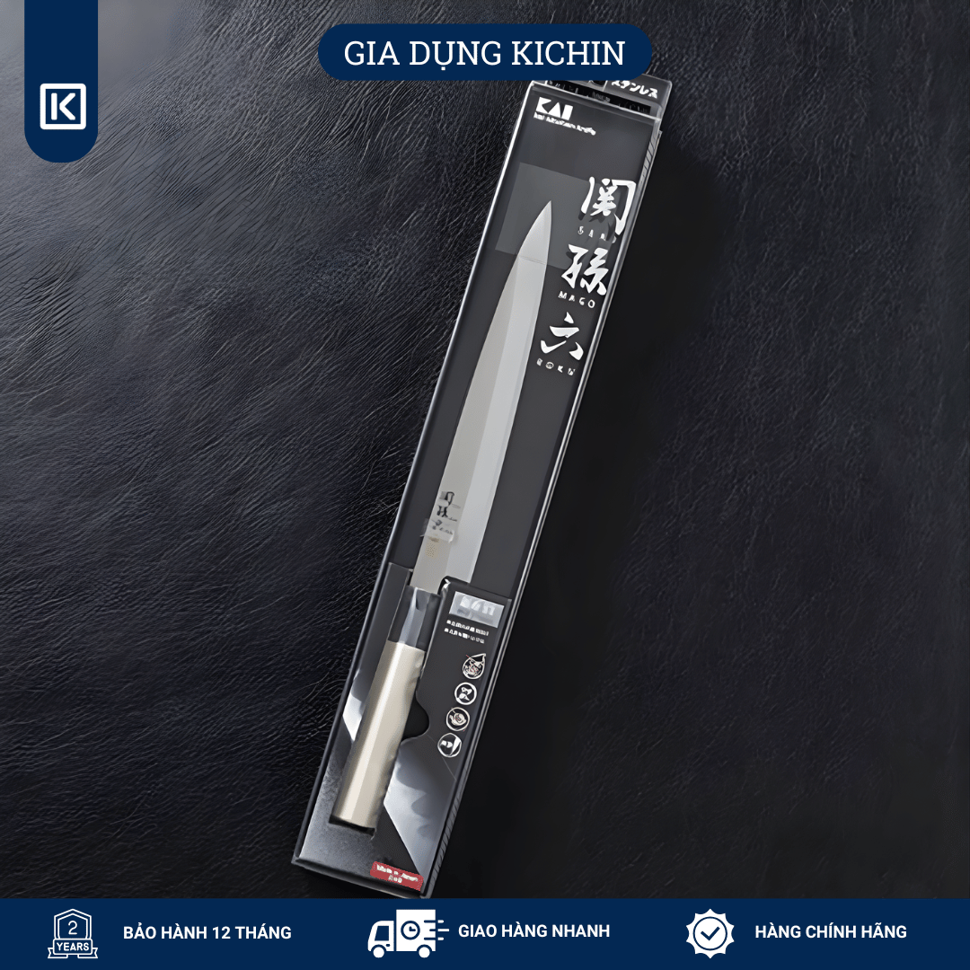 Dao bếp Nhật cao cấp KAI Ginju Sashimi - Dao Sashimi AK5066 (210mm)