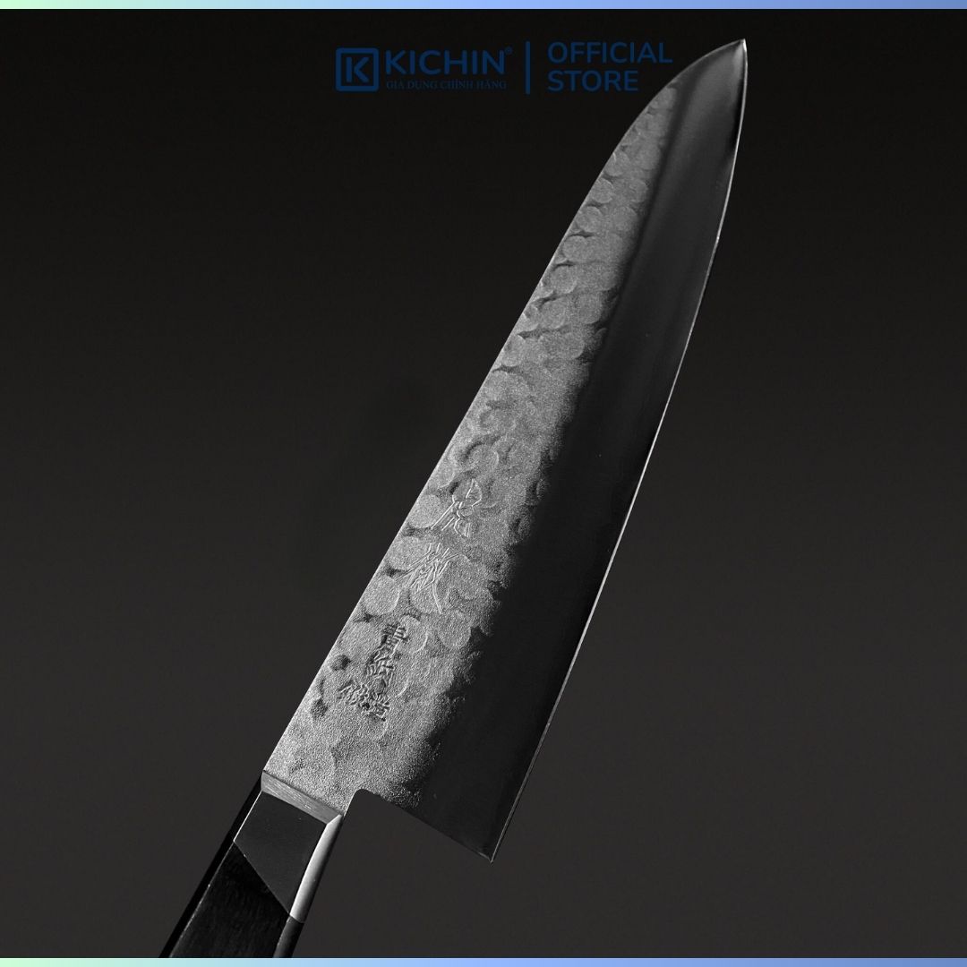Dao Nhật Thủ Công Cao Cấp Yasuda Gyuto 200mm Aogami #2