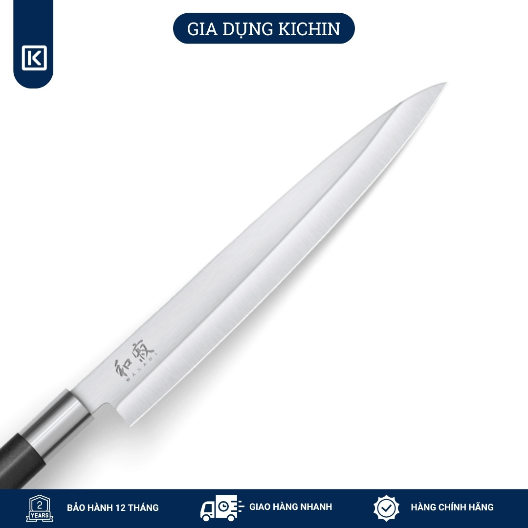 Dao thái Sashimi Nhật Bản cao cấp KAI Wasabi Black Yanagiba - 6721Y (210mm)