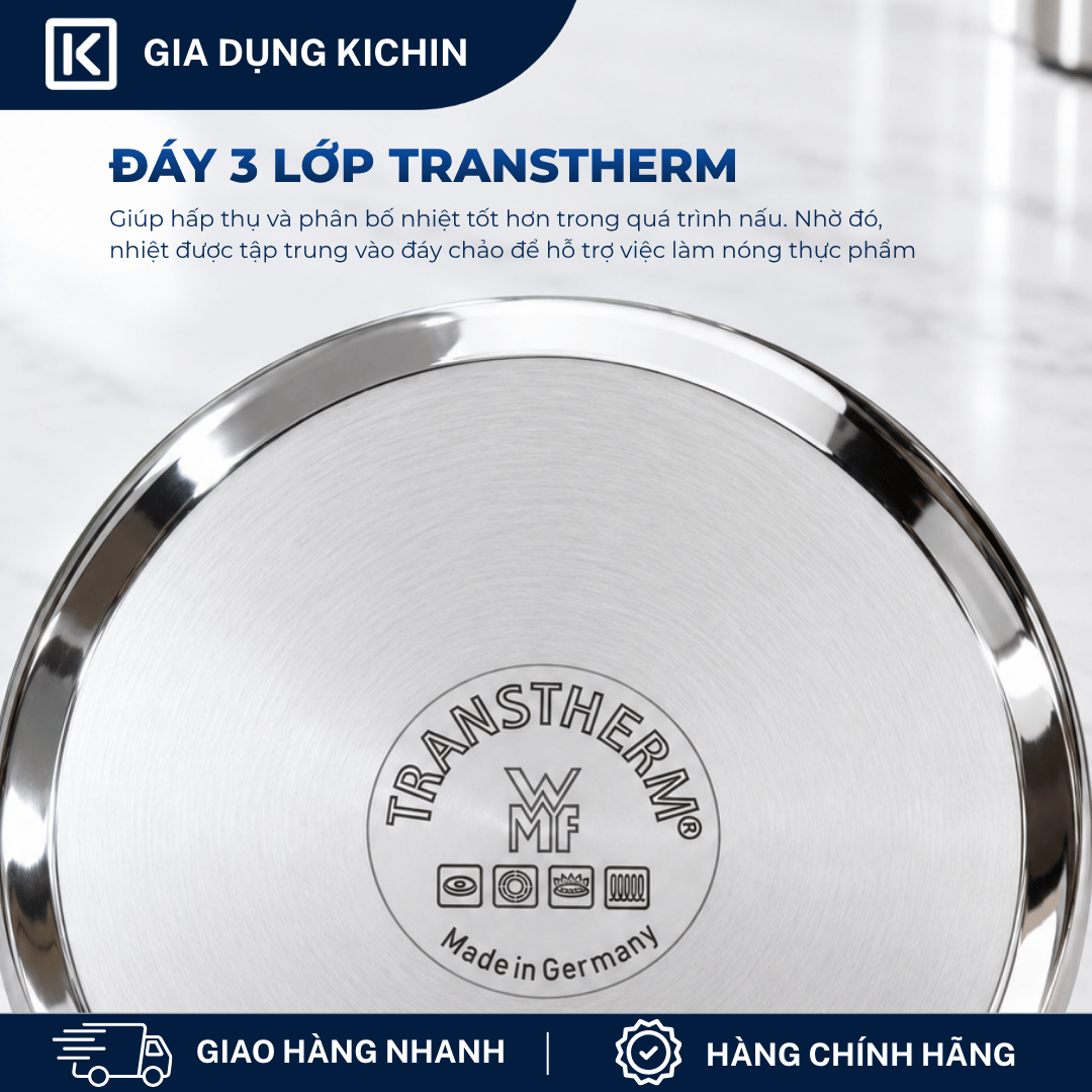 Chảo Thép WMF Frying Pan Profi Cao Cấp Size 28cm