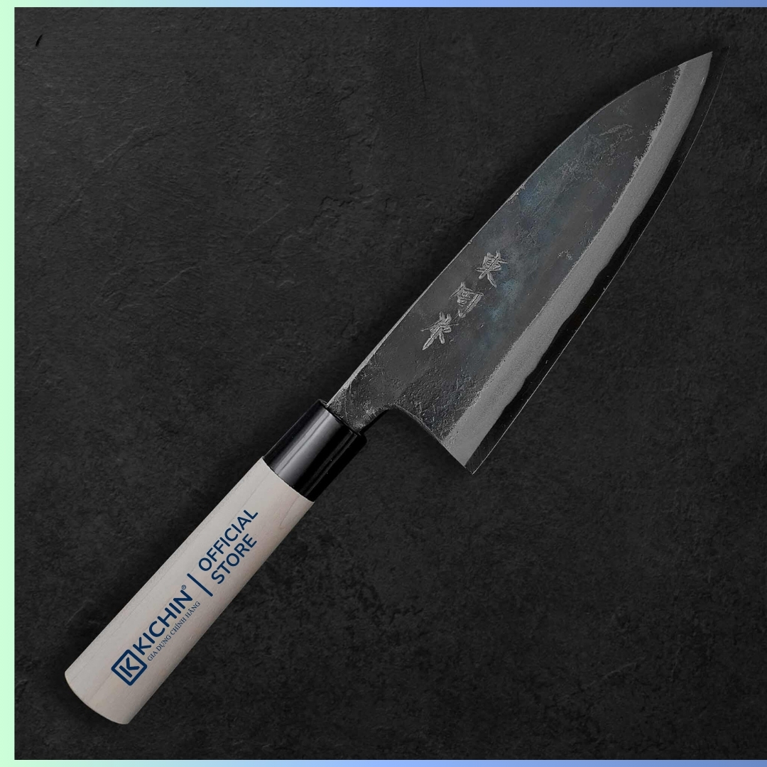 Dao Nhật Thủ Công Cao Cấp Shusaku Azuma Deba Thép Shirogami #1 (180mm)