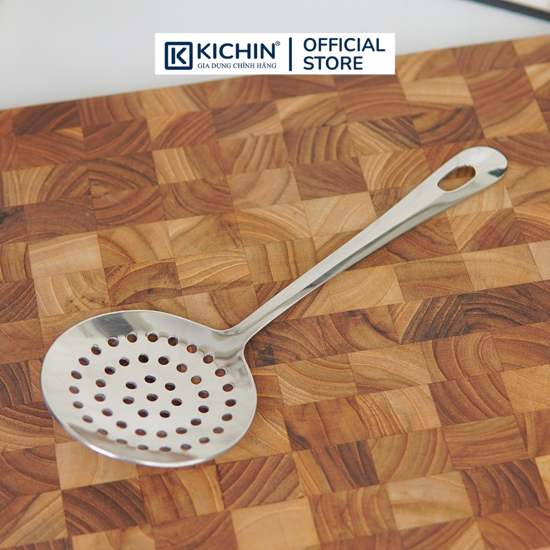 Muôi vớt thức ăn inox cao cấp 304 Kai Nhật Bản siêu bền