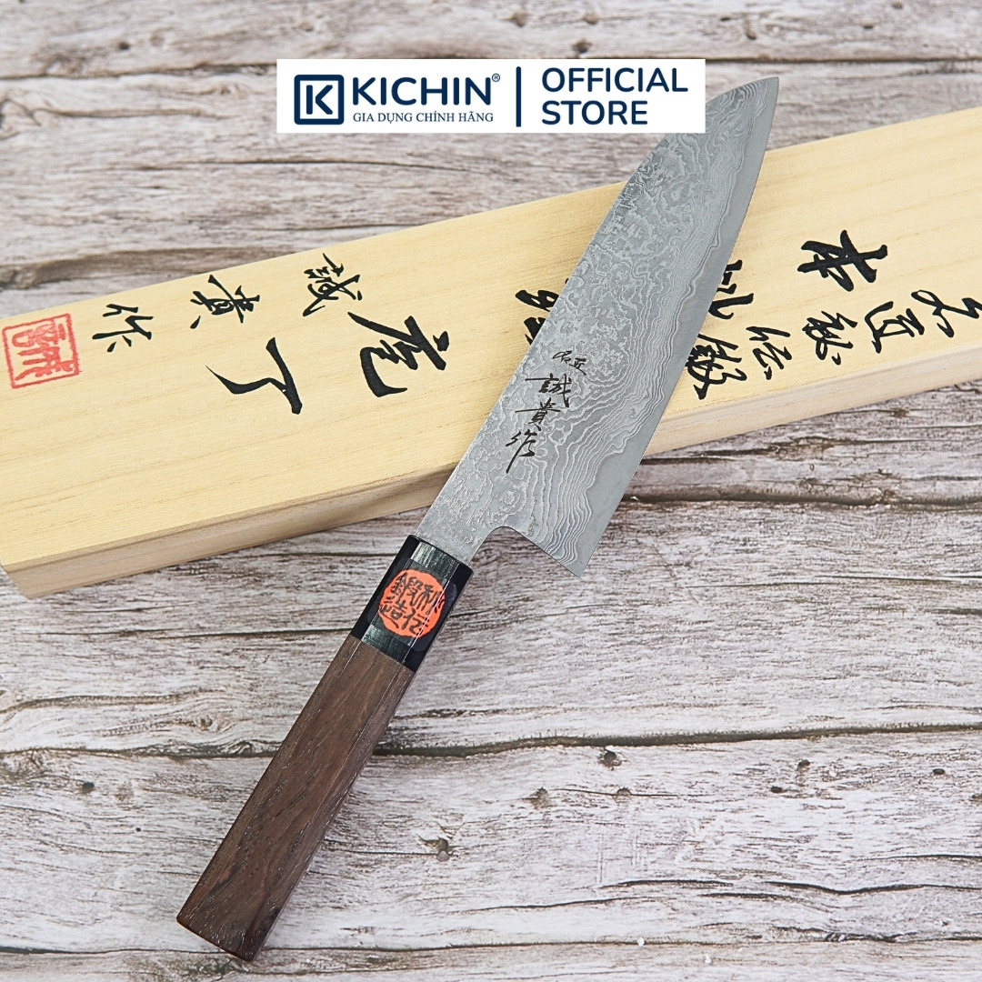Dao Đa Năng Tanaka Shigeki Harukaze Santoku 165mm