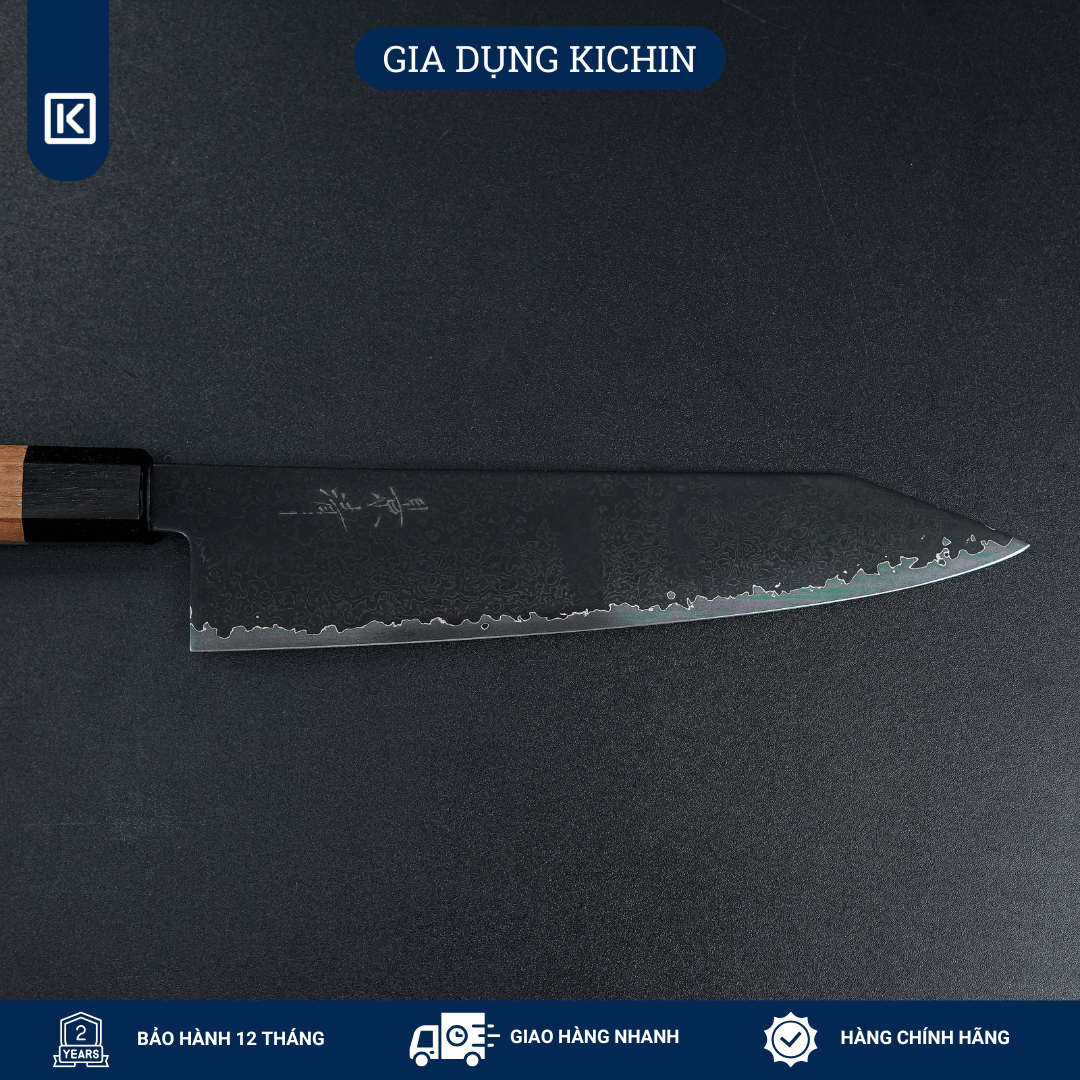 Dao Bếp Đa Năng Kagekiyo Damascus Black Wa Kiritsuke 210mm