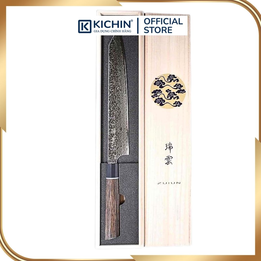 Dao Đa Năng Seki Zuiun Sujihiki Kiritsuke Thép SPG2 240mm