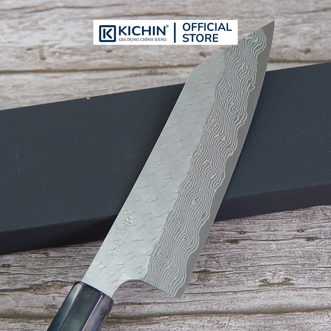 [LIMITED]Dao Đa Năng Kiritsuke Santoku Nigara 180mm Thép SPG STRIX