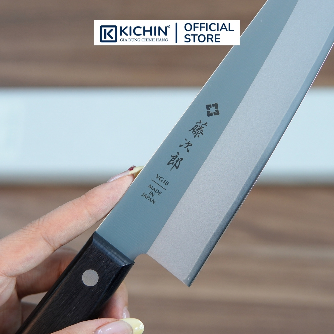 Dao bếp Nhật cao cấp TOJIRO BASIC Chef thép VG10 - Dao thái thịt cá 200mm F-317
