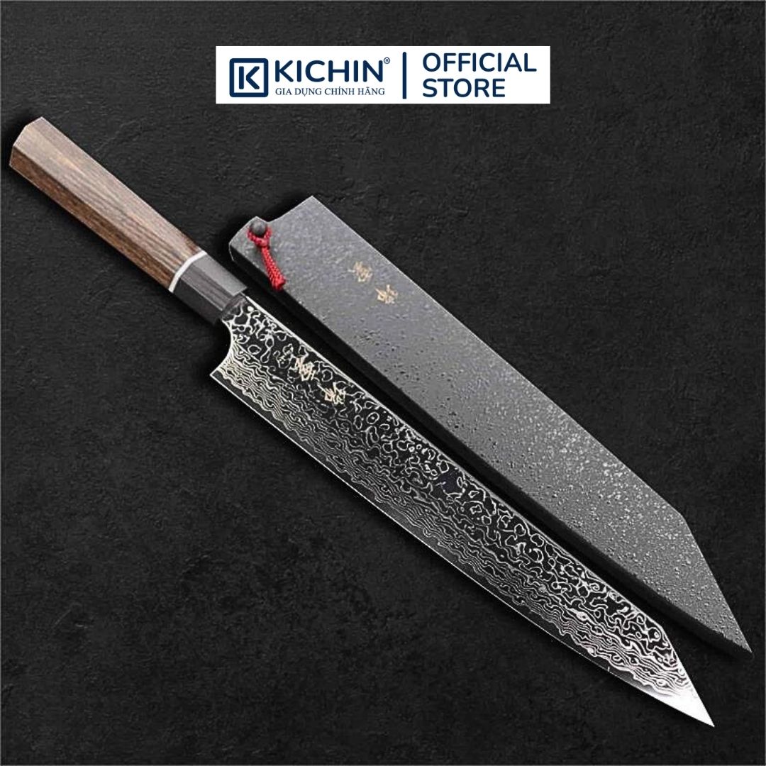 Dao Đa Năng Seki Zuiun Sujihiki Kiritsuke Thép SPG2 240mm