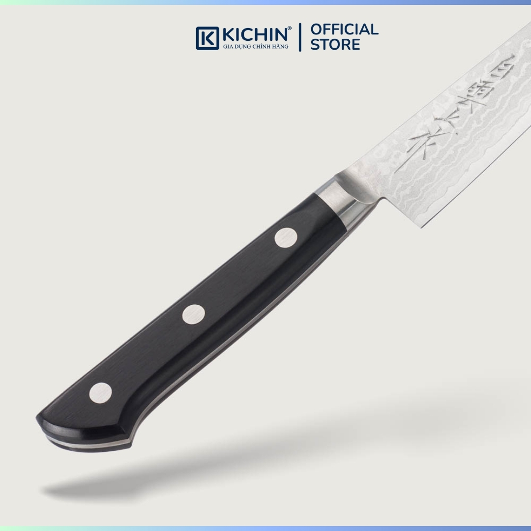Dao Nhật Thủ Công Cao Cấp Miki Hamono Petty Damascus Lõi VG-10 (120mm)