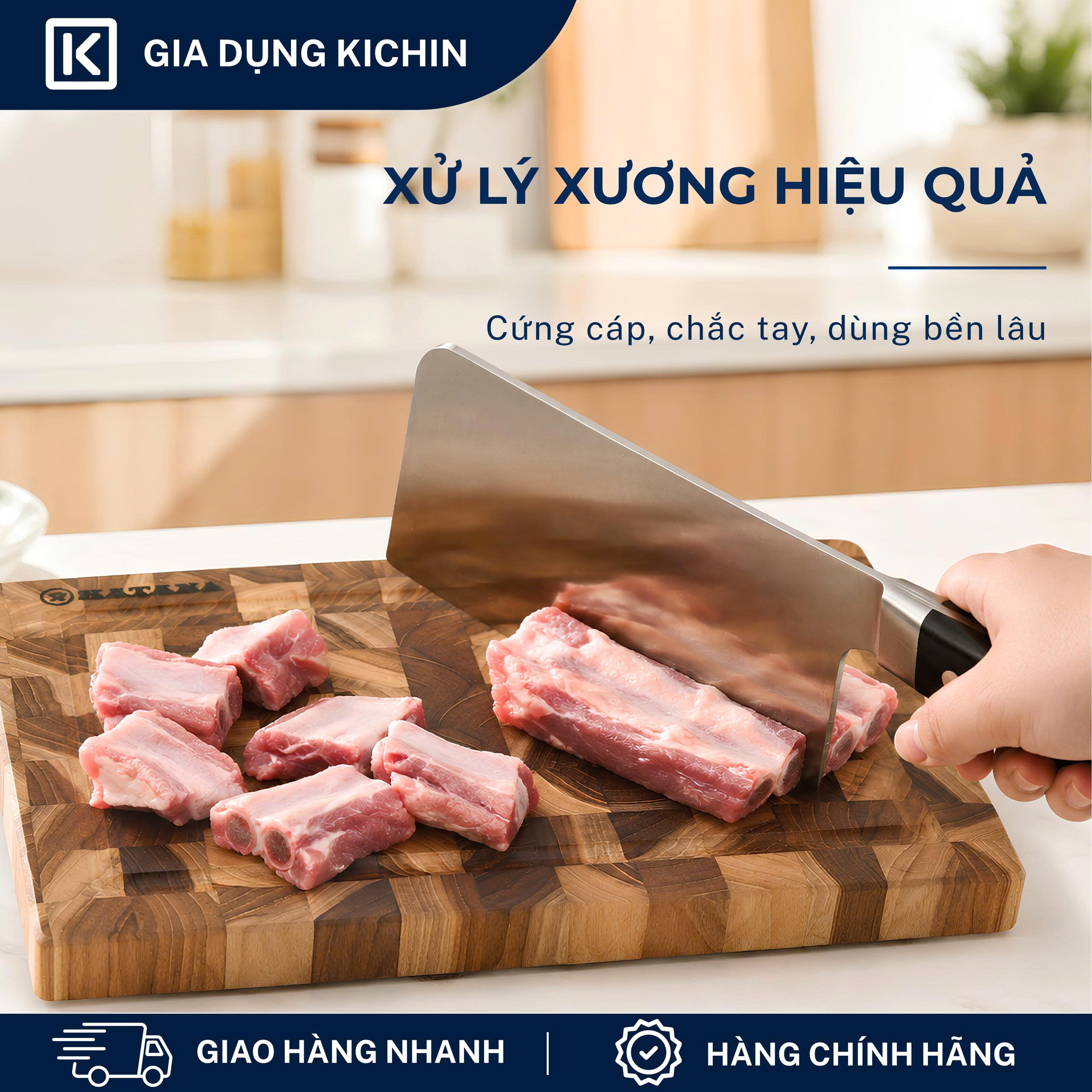 Dao chặt chuyên dụng KATANA Essential Chopping - KATA206 (200mm)