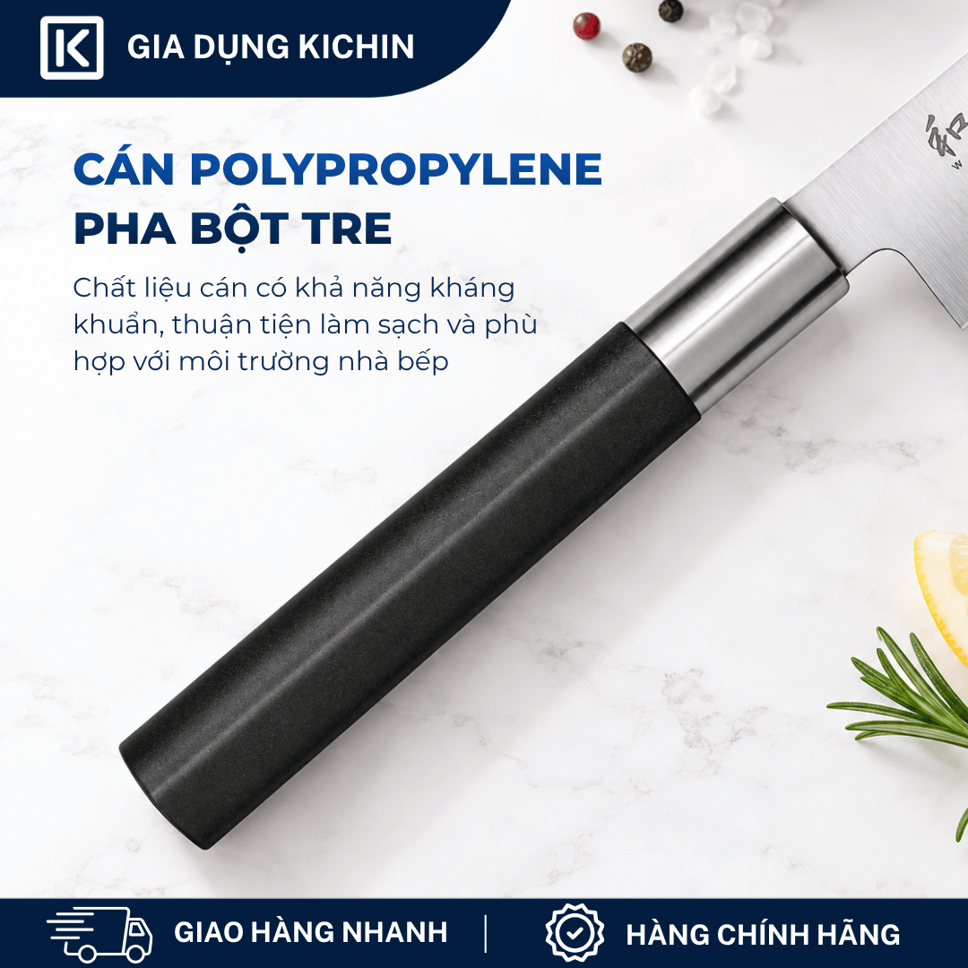 Dao phi lê lọc thịt Nhật Bản cao cấp KAI Wasabi Black Flexible - 6761F (180mm)