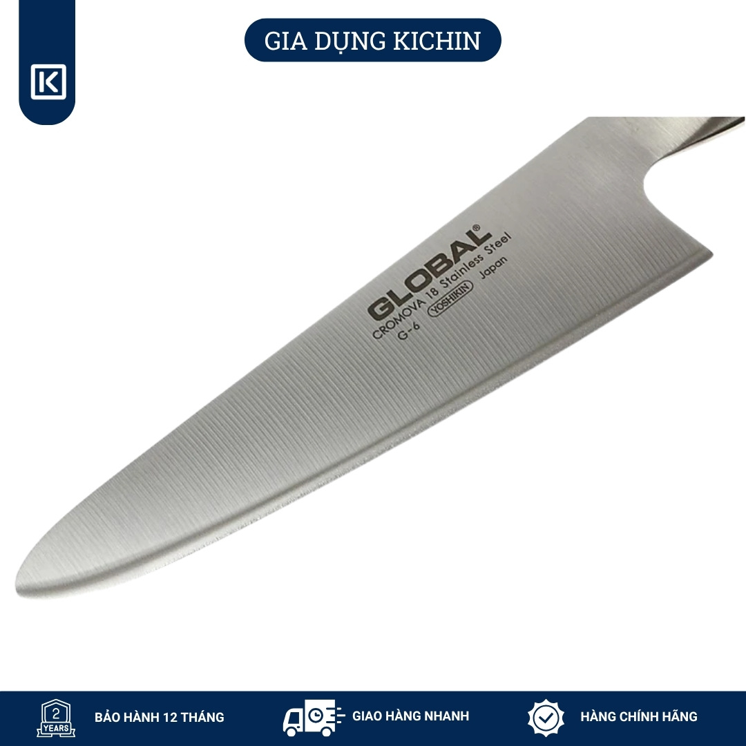 Dao bếp Nhật cao cấp Global G6 Slicer - Dao thái lát (180mm)