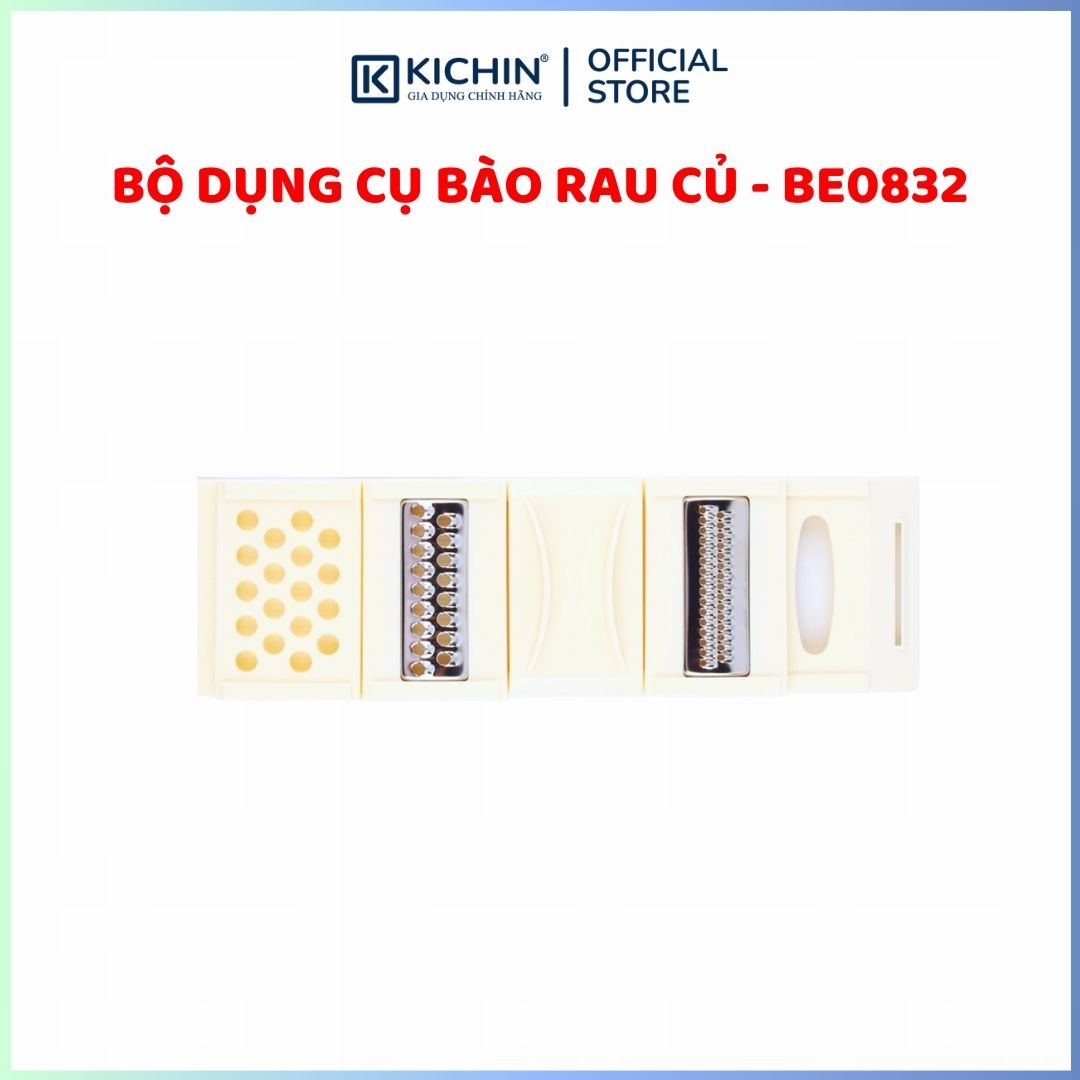 Bộ dụng cụ bào rau củ 3 trong 1 Nhật KAI BE0832 - DH7077 (5pcs)