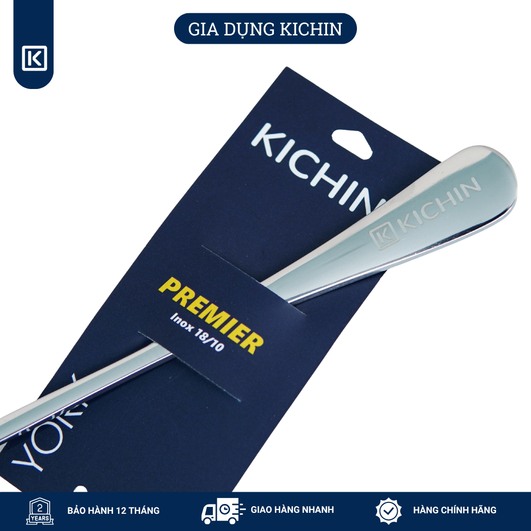 Xẻng lật thức ăn không lỗ cao cấp inox 304 thương hiệu Kichin KX-02