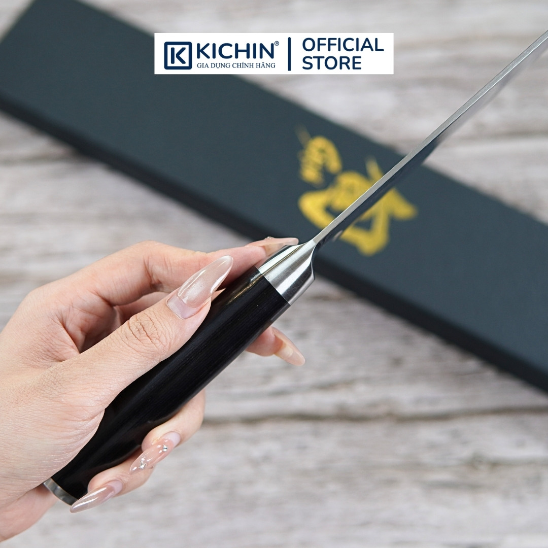 Dao thái thịt cá cao cấp KAI Nhật Bản - Shun Classic Kiritsuke thép VG-Max Damascus 69 lớp DM0771 (200mm)