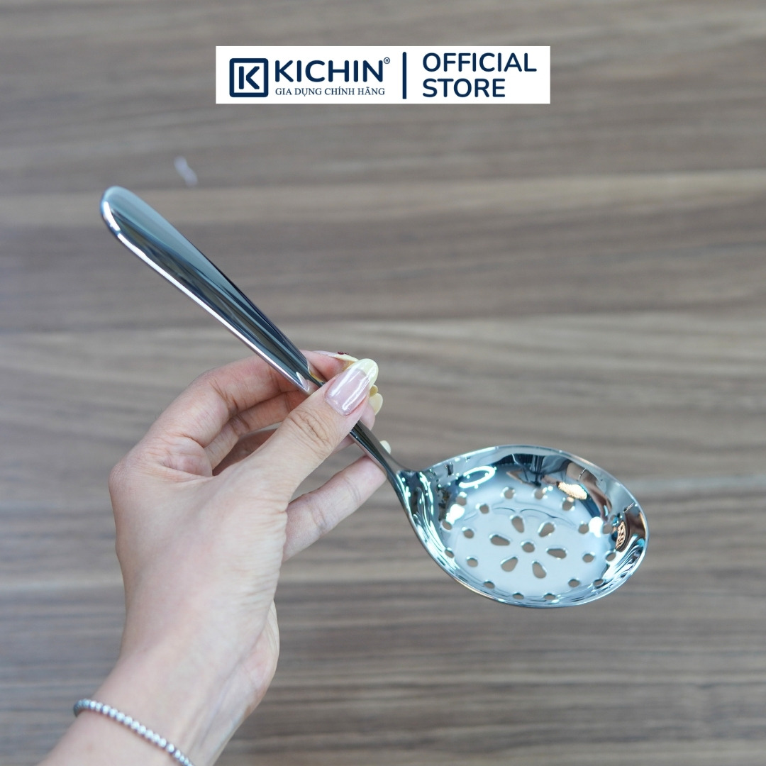 Muôi( muỗng) thủng ăn lẩu chất liệu Inox 304 Cao Cấp