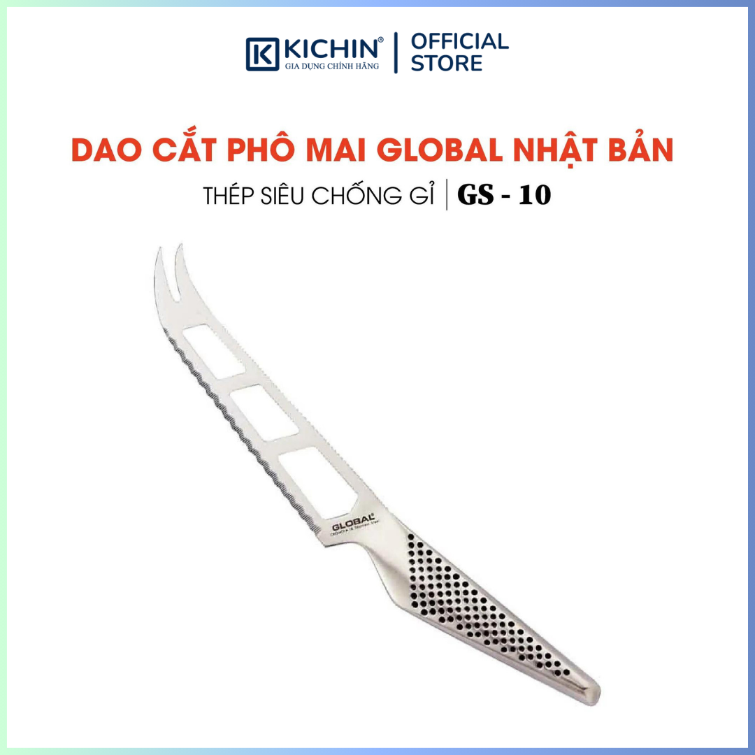 Dao bếp Nhật cao cấp Global GS10 Cheese Knife - Dao cắt phô mai (140mm)