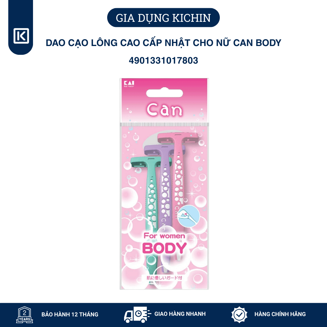 Dao cạo lông cao cấp Nhật cho nữ Can Body