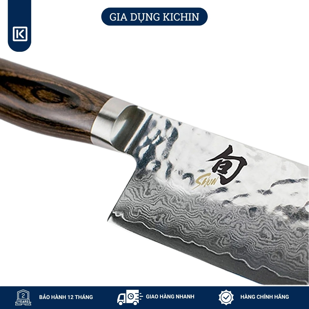 Dao bếp Nhật cao cấp KAI Shun Premier Utility - Dao đa năng thép Damascus TDM0701 (165mm)