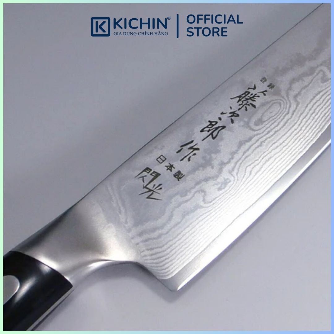 Dao bếp Nhật cao cấp Tojiro Flash Chef thép Damascus 63 lớp VG10 - Dao thái thịt cá 210mm FF-CH210