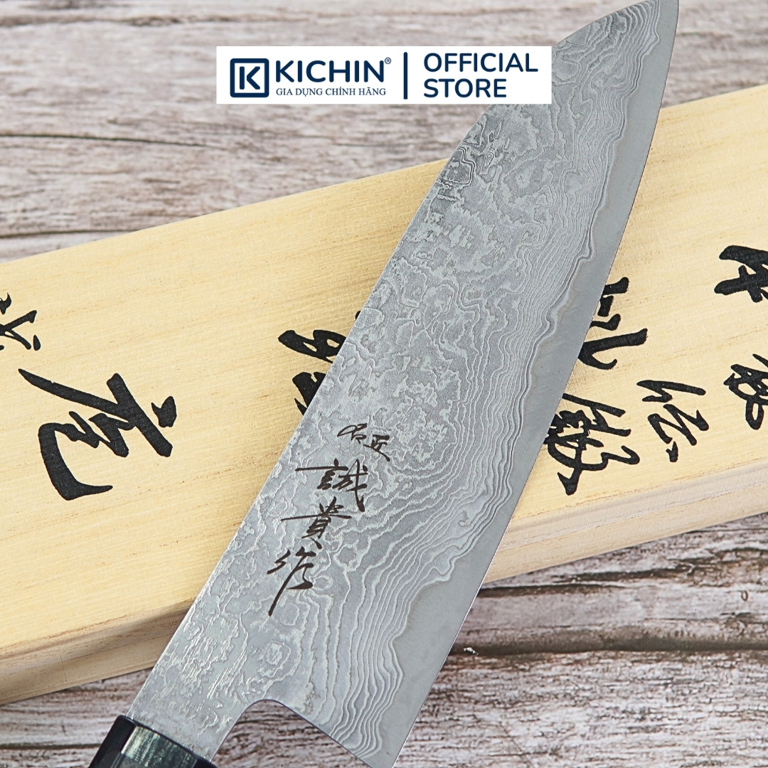 Dao Đa Năng Tanaka Shigeki Harukaze Santoku 165mm