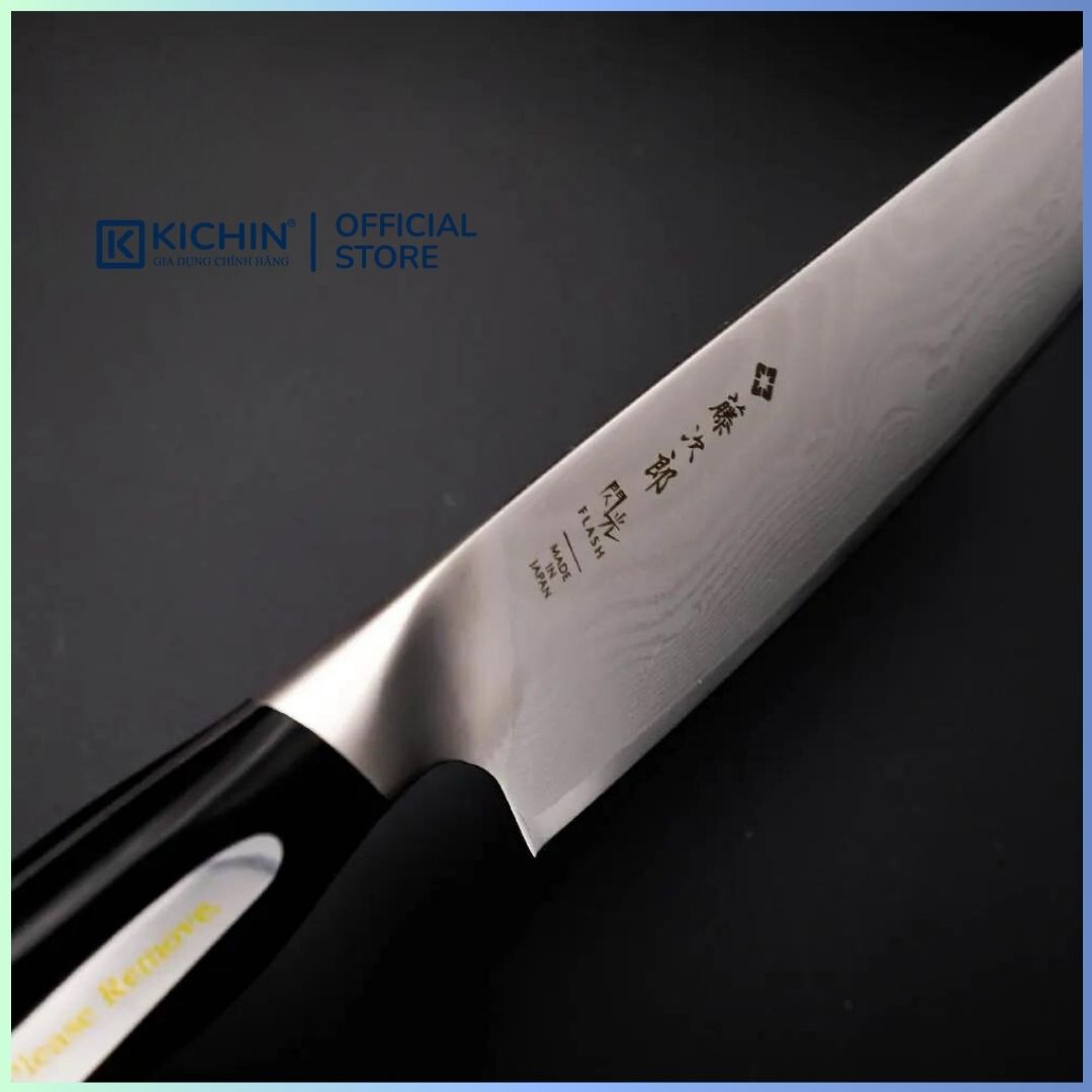 Dao thái rau củ cao cấp Tojiro Flash 63 lớp Damascus VG10 Nakiri FF-VE180 (180mm)