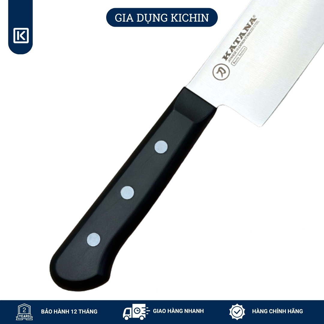 Dao bếp cao cấp KATANA Basic Santoku - Dao thái đa năng KATA401 (165mm)