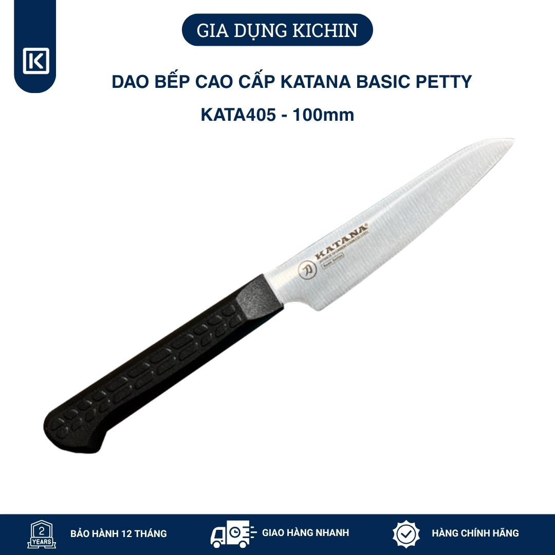 Dao bếp cao cấp KATANA Basic Petty - Dao gọt hoa quả KATA405 (100mm)