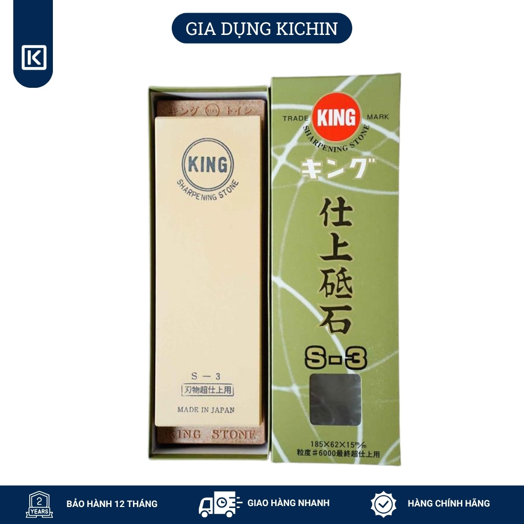 Đá Mài dao KING Nhật Bản S-3 độ mịn  #6000