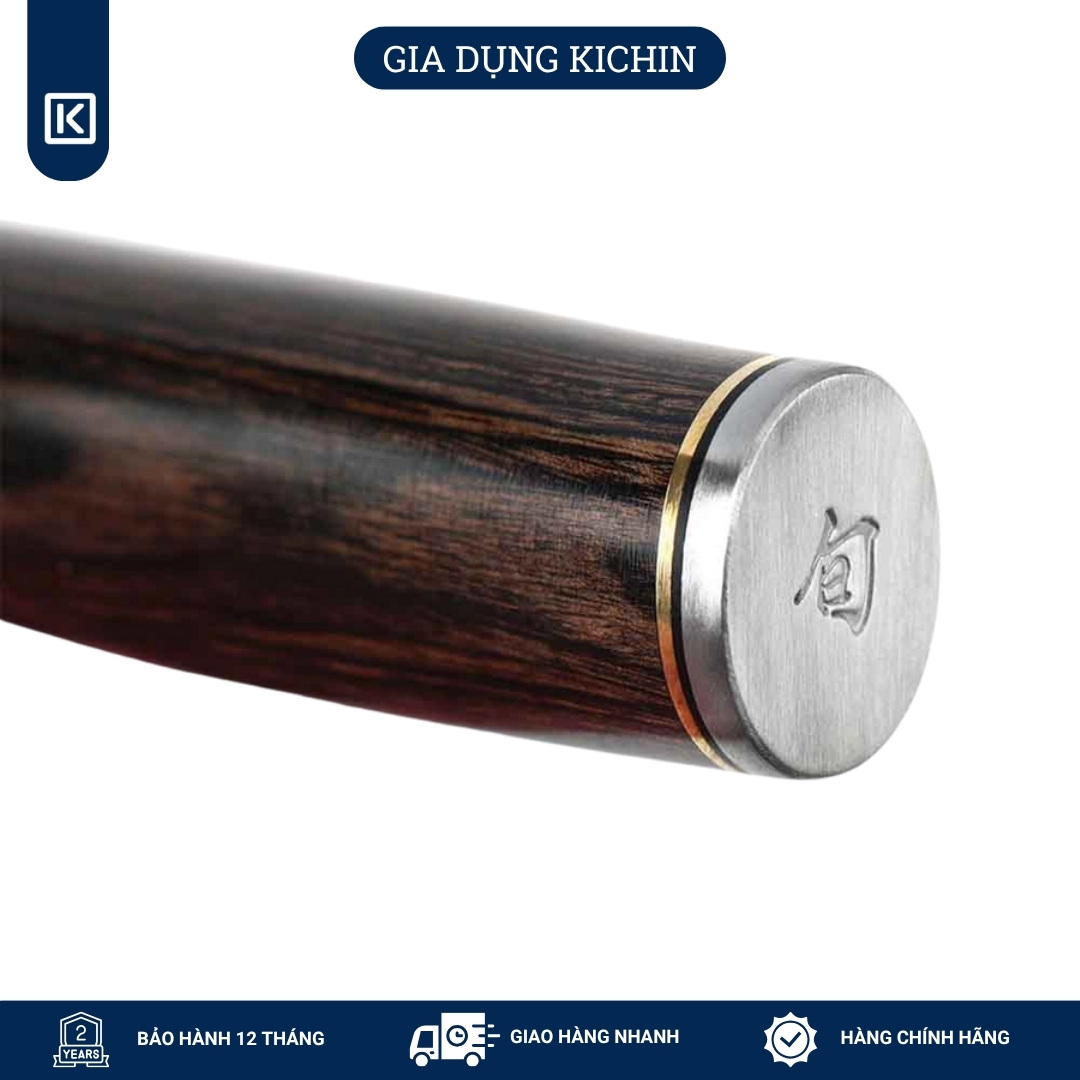 Dao bếp Nhật cao cấp Shun Premier Santoku - Dao thái đa năng thép Damascus TDM0702 (178mm)