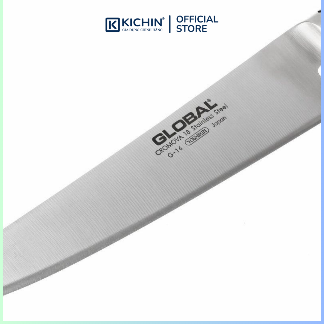 Dao bếp Nhật cao cấp Global G16 Chef - Dao thái thịt cá (240mm)