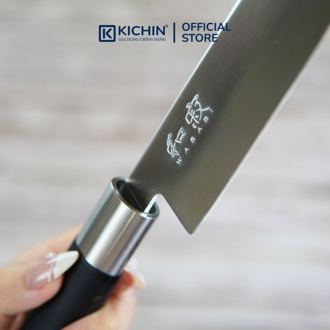 Dao thái thịt cá Nhật Bản cao cấp KAI Wasabi Black Chef - 6720C (200mm)