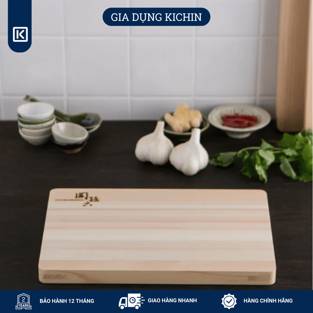 Thớt gỗ bách Thớt chống khuẩn cao cấp Nhật KAI cỡ nhỏ AP5222