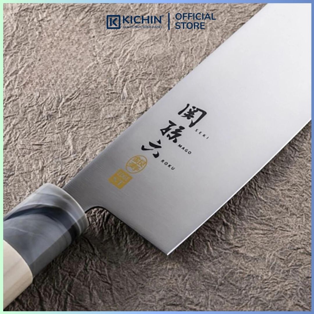 Dao bếp Nhật cao cấp KAI Ginju Nakiri - Dao thái rau củ AK5069 (165mm)