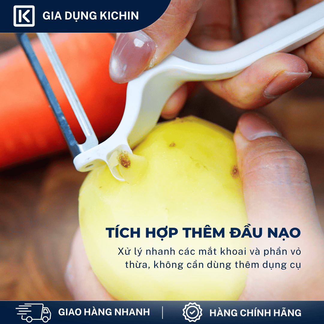 Nạo rau củ quả chính hãng Kai Nhật Bản PE-6800