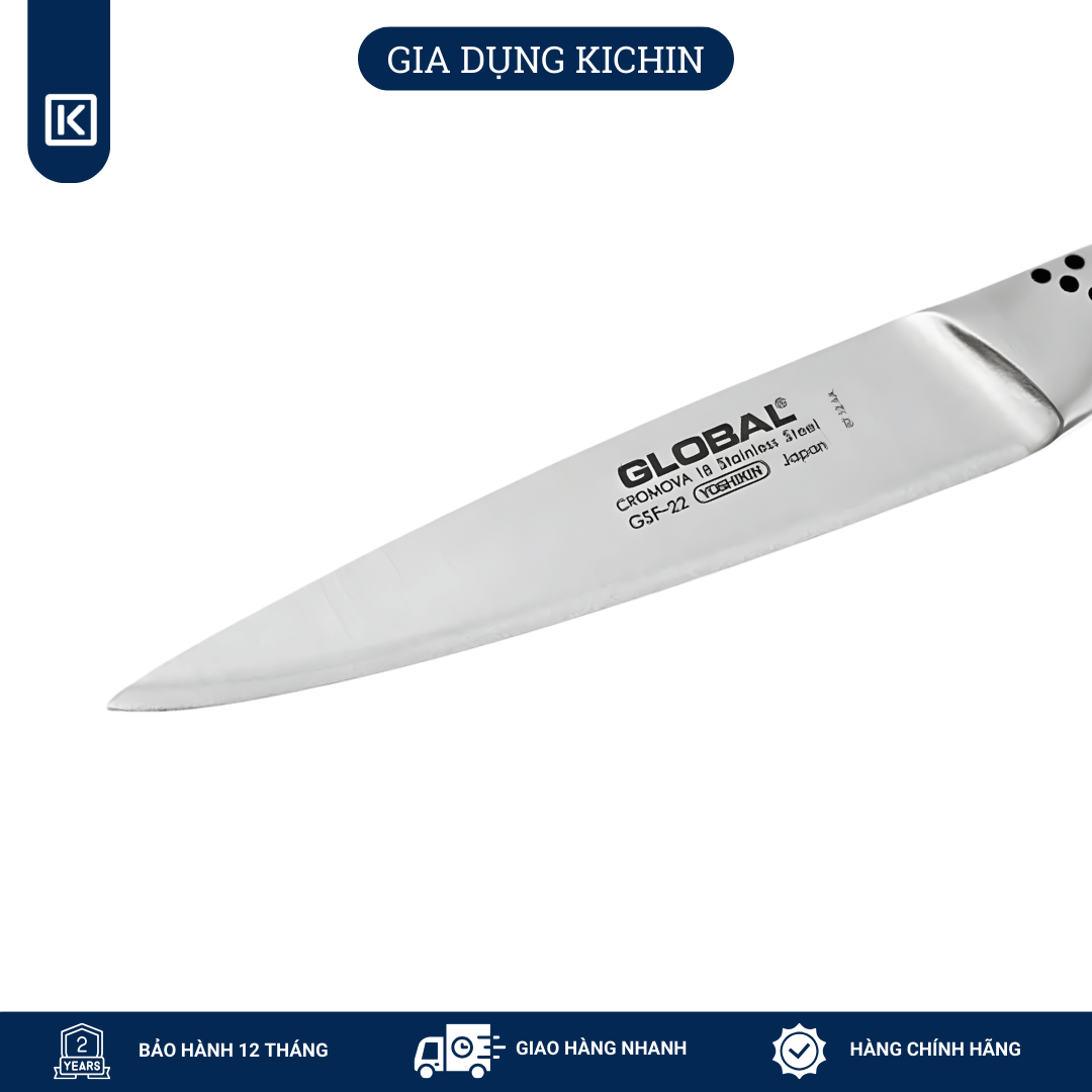 Dao bếp Nhật cao cấp Global GSF22 Utility - Dao đa năng (110mm)