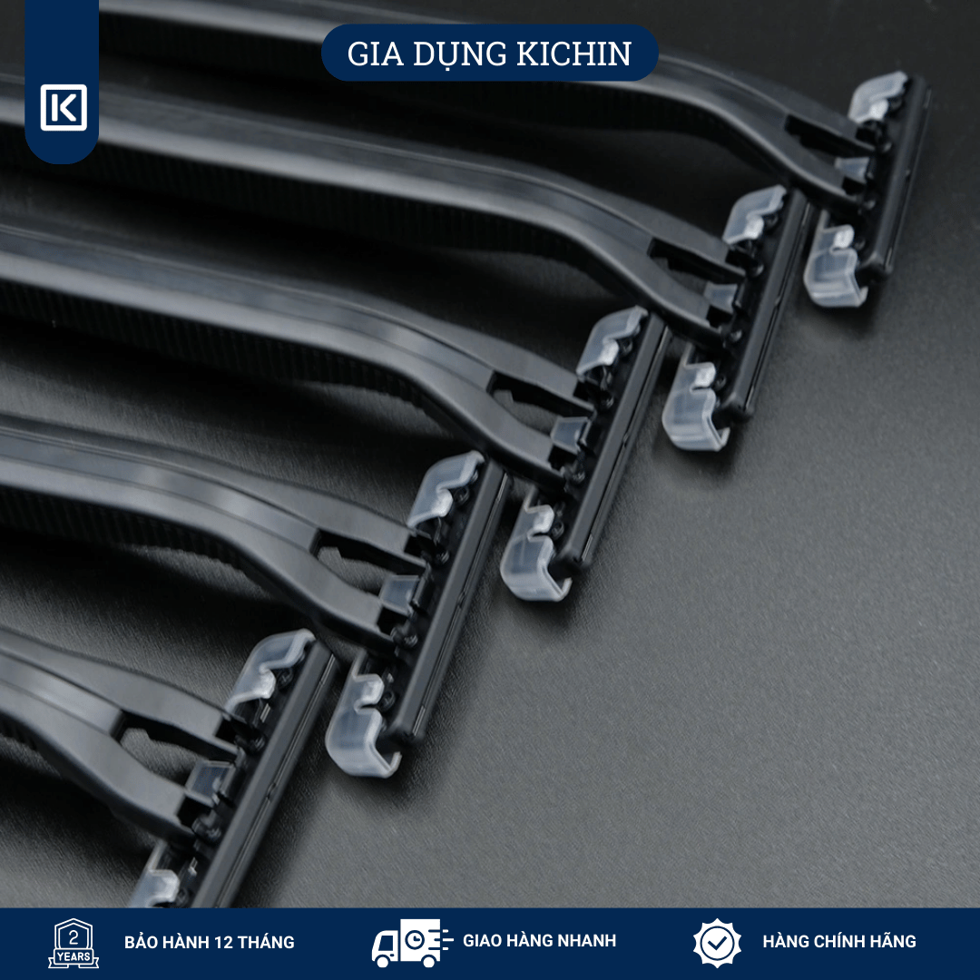 Dao cạo râu cao cấp Nhật LUF-5P bộ 5 chiếc (màu đen)