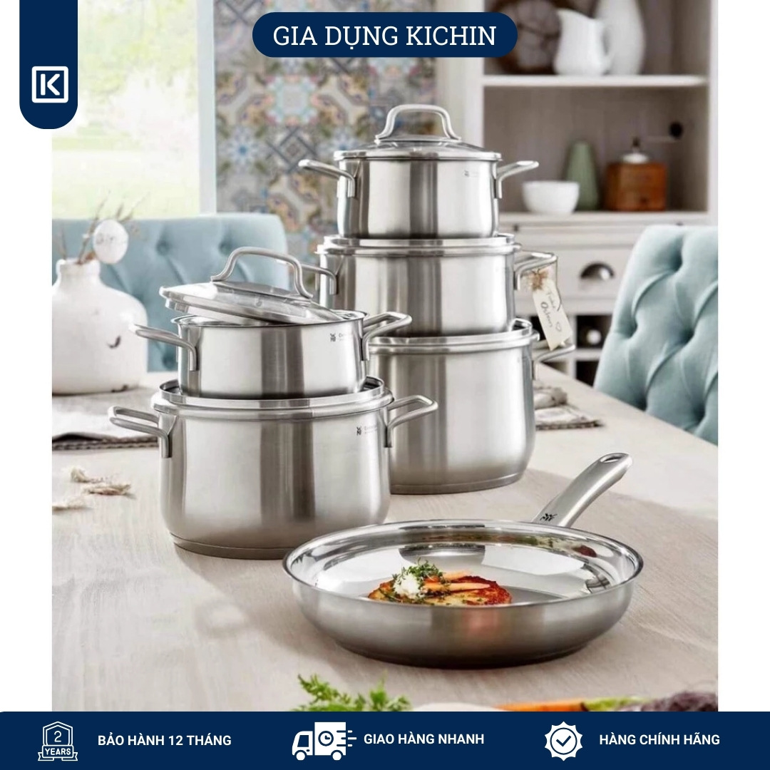 Bộ Nồi Cao Cấp WMF Brilliant 5 Nồi Và 1 Chảo