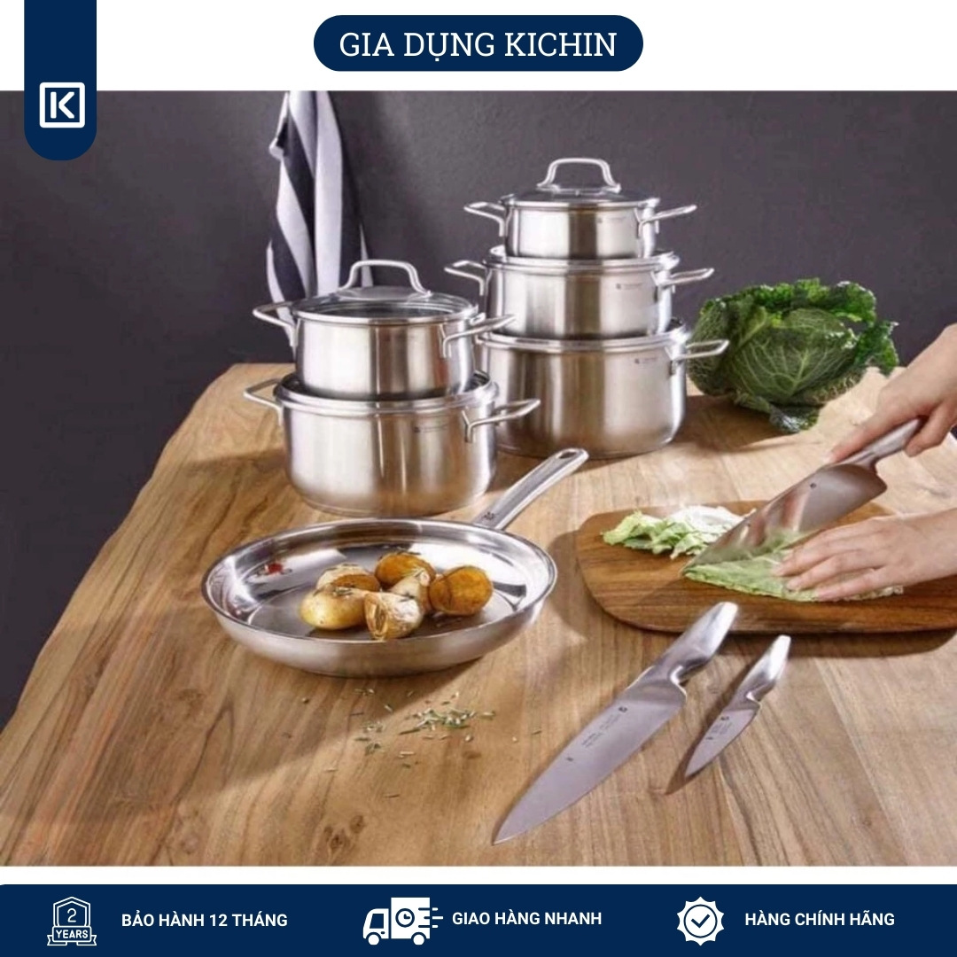 Bộ Nồi Cao Cấp WMF Brilliant 5 Nồi Và 1 Chảo